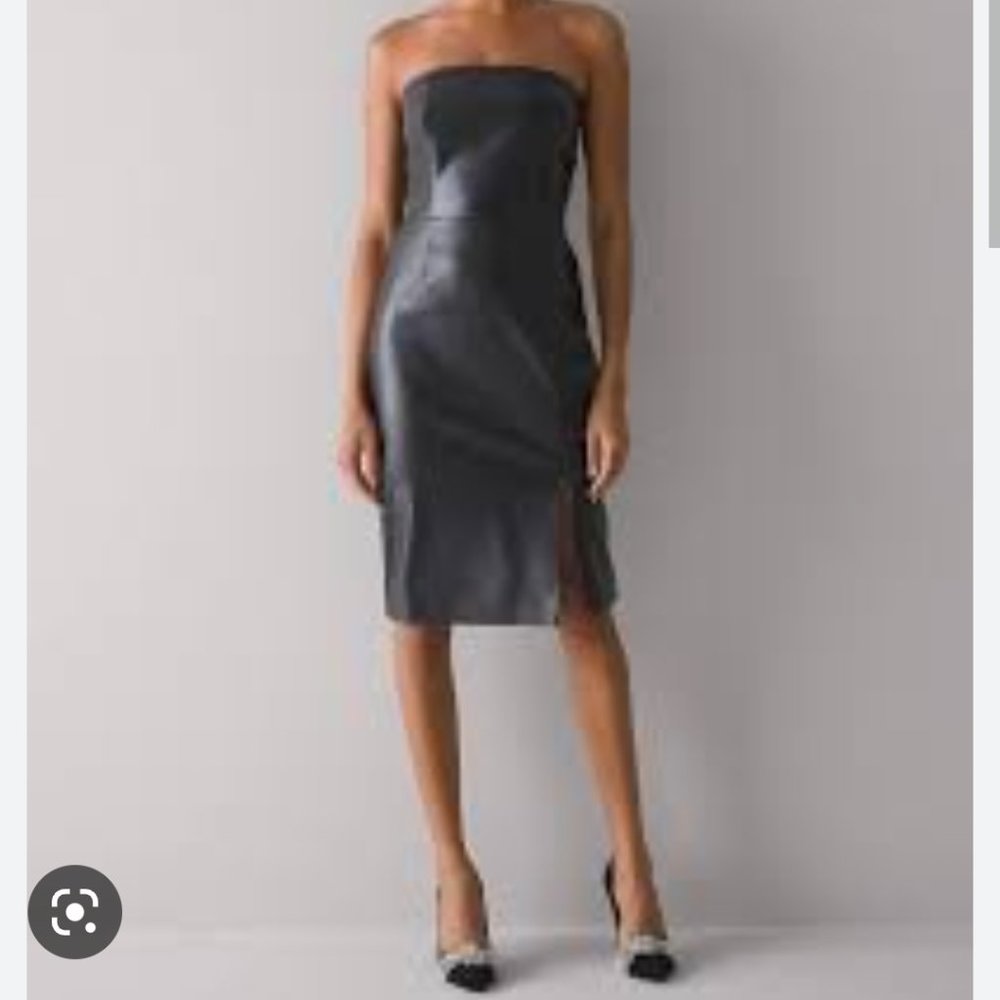 Black Leather Dress